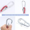 Outdoor Climbing Rope 10MM Diameter 10M(32ft) 20M(64ft) Static Rock Climbing Rope,Tree Climbing Rappelling Rope,Escape Nylon Rope,Ice Climbing Equipment Fire Rescue Parachute Rope with 2 Steel Hooks