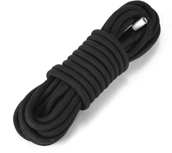 Rock Climbing Rope, Outdoor Static Climbing Rope, 10mm High Strength Safety Rope, Hiking Tree Climbing Fire Escape Rappelling Rope, Fire Rescue Rope 10M(32ft) 20M(65ft)