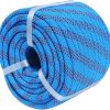 71dAK9CK4TL._AC_SL1200 Braided Polyester Arborist Rigging Rope (3/8 inch X 50 feet) High Strength Outdoor Rope for Rock Climbing Hiking Camping Swing, Blue/Red