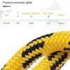 24-Strand 7/16 in (11 mm) -24™ Arborist Rope - 5,400 lb MBS - Static Climbing Rope - Lightweight - Arborist - 120 Ft - Tight Spliced Eye - Yellow Black