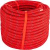 81RAK5BDSqL._AC_SL1500 Braided Polyester Rope - 1/2 in x 125 ft Strong Arborist Rigging Rope High Strength Polyester Rope No-Stretch Rope for Climbing Tree Swing Pulling Sailing 8400 Lbs Breaking Strength(Blue)
