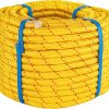 81RgWxHp1TL._AC_SL1500 Braided Polyester Rope - 1/2 in x 125 ft Strong Arborist Rigging Rope High Strength Polyester Rope No-Stretch Rope for Climbing Tree Swing Pulling Sailing 8400 Lbs Breaking Strength(Blue)