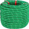 91hKNLMcpSL._AC_SL1500 Braided Polyester Rope - 1/2 in x 125 ft Strong Arborist Rigging Rope High Strength Polyester Rope No-Stretch Rope for Climbing Tree Swing Pulling Sailing 8400 Lbs Breaking Strength(Blue)