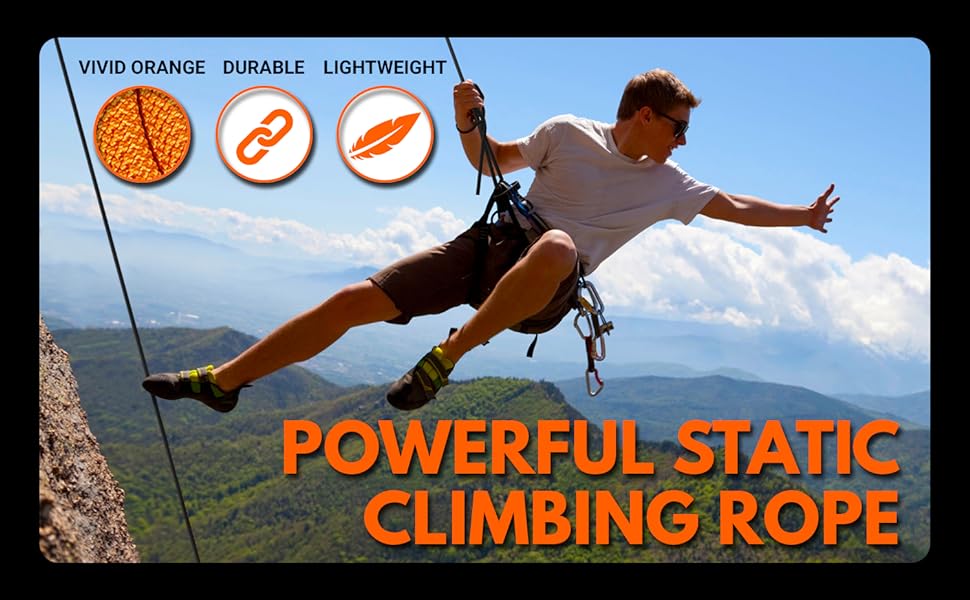 hiking rope climbing static climbing rope climbing gear rock climbing gear rock climbing rescue rope