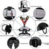 Climbing, Rock Climbing, Safety seat belt for Rappelling Fire Rescuing Tree Climbing Gear