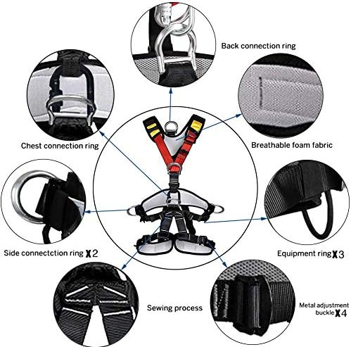 Climbing, Safety Safe Seat Belt for Outdoor Tree Climbing, Outward Band Expanding Training Large Size,Climbing Gear