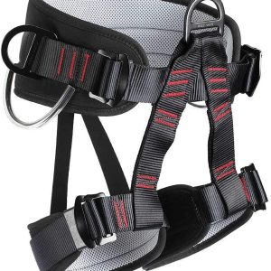 Climbing belts, Thicken Professional Half Body Safety Belt Climbing Gear for Tree Climbing, Fire Rescue, Rappelling and Other Outdoor Adventure Activities