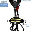 Climbing Seat Belt, Large Size Safety Belt Climbing Gear for Tree Climbing, Fire Rescue, Rappelling