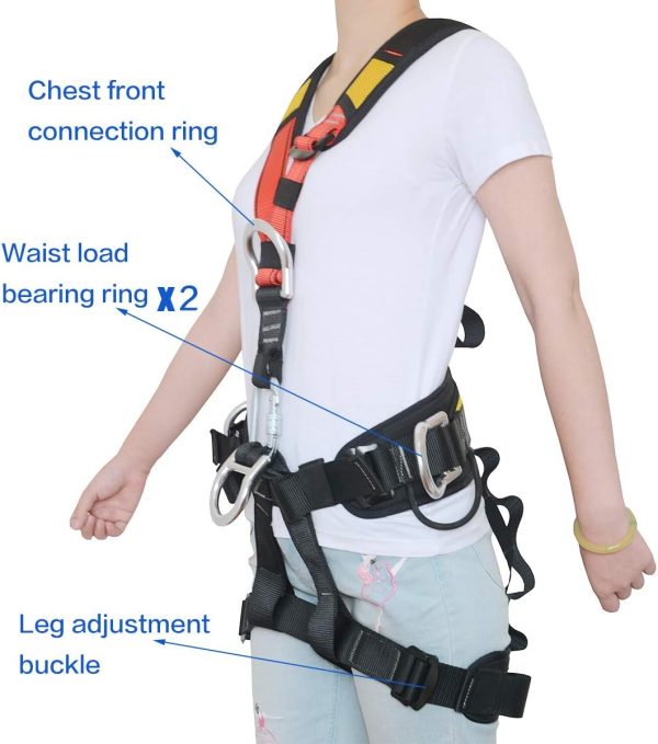 Climbing, Safety Safe Seat Belt for Outdoor Tree Climbing, Outward Band Expanding Training Large Size,Climbing Gear