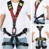 Climbing Seat Belt, Large Size Safety Belt Climbing Gear for Tree Climbing, Fire Rescue, Rappelling