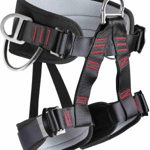 Climbing belts, Thicken Professional Safety Belt with Magnesium Alloy Connection Ring, Climbing Gear for Tree Climbing, Fire Rescue, Rappelling