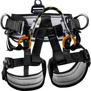 Climbing belts, Thicken Professional Large Size Safety Seat Belts for Tree Climbing, Rescuing Work, Rappelling and Other Outdoor Adventure Activities