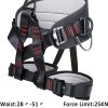 813fujAhkdL._AC_SL1500 Adjustable Thickness Climbing Harness Half Body Harnesses for Fire Rescuing Caving Rock Climbing Rappelling Tree Protect Waist Safety Belts