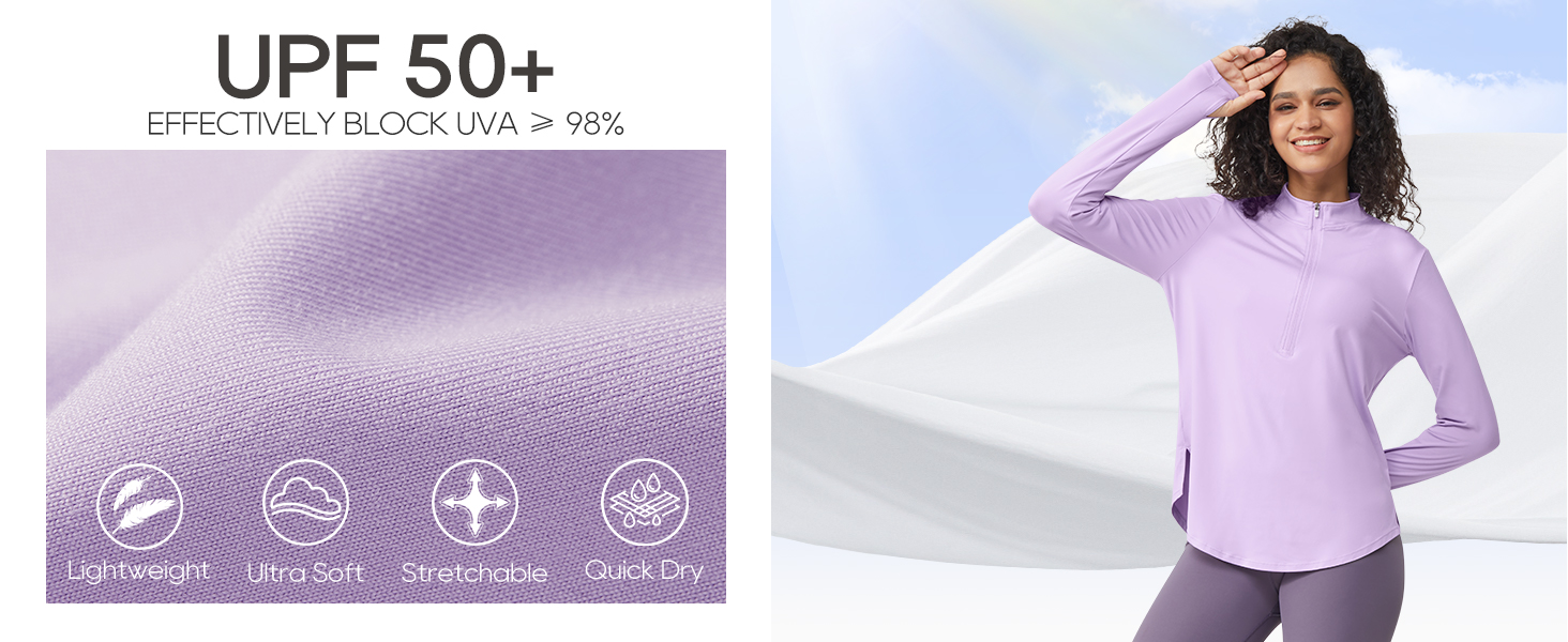 spf shirts for women long sleeve