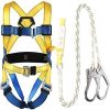 Fall Protection Safety Harness OSHA/ANSI Compliant,internal Shock Absorbing landyard&Hook