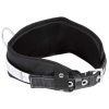 Fall Protection Safety Harness Restraint Belt with Padded Lumbar Support, 1 D-Ring, Black, XL, V8056014