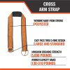 6' Cross Arm Strap, Fall Protection Beam Strap, D-Ring Safety Strap, Beamer, I-Beam & H-Beam Anchor Strap, Beam Straps Fall Protection, OSHA/ANSI Compliant