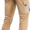 Men's Lightweight Hiking Cargo Work Pants Quick Dry Water Resistant Fishing Travel Climbing Outdoor Stretch Pants