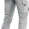 Men's Lightweight Hiking Cargo Work Pants Quick Dry Water Resistant Fishing Travel Climbing Outdoor Stretch Pants