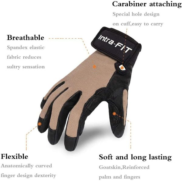 Climbing Gloves Rope Gloves,Perfect for Rappelling Rescue Rock/Tree/Wall/Mountain Climbing,Adventure,Outdoor Sports