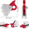 61_XNeKAGZL._AC_SL1500 Climbing Ascender Fall Protection Belay Device Climbing Rope Grab for Rock Climbing Mountaineering Tree Arborist Expedition Caving Rescue Aerial Work