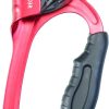 Hand Ascender CE Certified Strong Rappelling Gear Equipment with Ergonomic Rubber Handle for Rock Climbing Tree Arborist, Climbing Rescue Caving, Mountaineering, 8~13MM Rope, Right/Left Hand