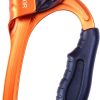 Hand Ascender CE Certified Strong Rappelling Gear Equipment with Ergonomic Rubber Handle for Rock Climbing Tree Arborist, Climbing Rescue Caving, Mountaineering, 8~13MM Rope, Right/Left Hand