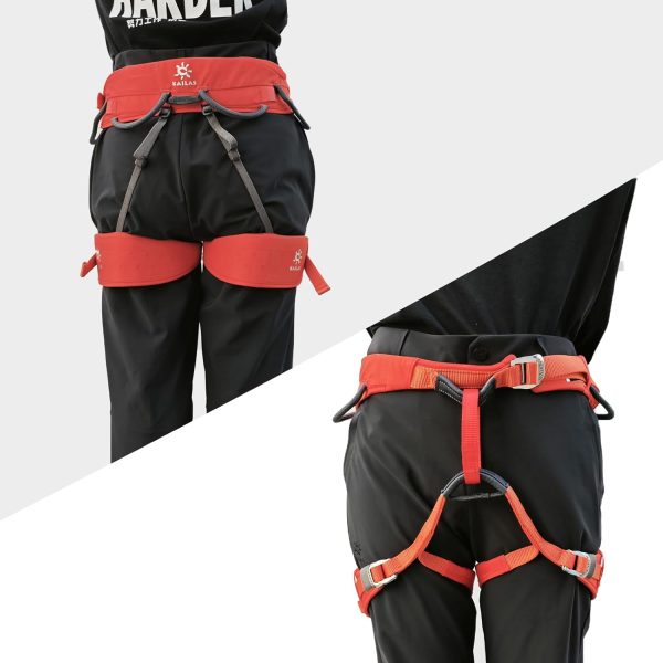 B3 Climbing Harness Adjustable Rock Mountaineering Ice Climbing Harness Protect Durable and Versatile