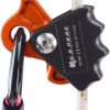 15kN Rope Grab,CE Certified Fall Arrestor Ascender, Flip Line Adjuster, Grip Clamp, Self-Locking Fall Protection Belay Device for Rock Climbing, Tree Arborist, Rescue, Fit for 12~13 MM Rope