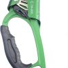 Hand Ascender CE Certified Strong Rappelling Gear Equipment with Ergonomic Rubber Handle for Rock Climbing Tree Arborist, Climbing Rescue Caving, Mountaineering, 8~13MM Rope, Right/Left Hand