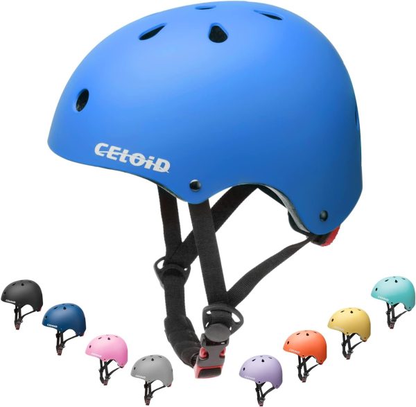 Kids Bike Helmet,Toddler Skateboard Helmets for Ages 2-3-5-8-14 Years Boys Girls，Adjustable Multi-Sport Bicycle Skateboarding Football Roller Skating Scooter Rollerblade Balance Bike Helmet