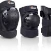 Adult & Kid Knee Pads Elbow Pads and Wrist Guards Full Protective Gear for Roller Skating Inline Skating Scootering Skatingboarding Riding