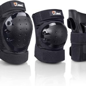 Adult & Kid Knee Pads Elbow Pads and Wrist Guards Full Protective Gear for Roller Skating Inline Skating Scootering Skatingboarding Riding