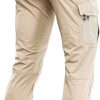 Men's Lightweight Hiking Cargo Work Pants Quick Dry Water Resistant Fishing Travel Climbing Outdoor Stretch Pants