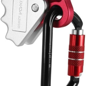 Rope Grab with 24KN Quick Lock Rock Climbing Fall Protection Safety Clip Outward Bound Training Protection Rescue Lanyard Grab