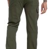 Men's Lightweight Hiking Cargo Work Pants Quick Dry Water Resistant Fishing Travel Climbing Outdoor Stretch Pants