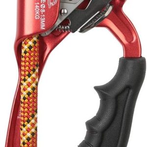 Climbing Hand Ascender Aviation Light Alloy Mountaineering Rock Ergonomic Rappelling Gear Equipment Left Handled Ascender Arborist Tree Climber Rigging