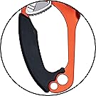 rubber overmolded handle on the Danger Buddies Ascender cam UIAA arborist climb climbing safety gear