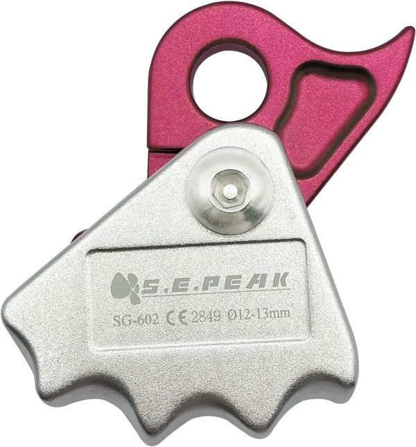 15kN Rope Grab,CE Certified Fall Arrestor Ascender, Flip Line Adjuster, Grip Clamp, Self-Locking Fall Protection Belay Device for Rock Climbing, Tree Arborist, Rescue, Fit for 11~13 MM Rope