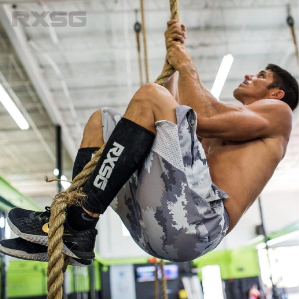 Shin Guards 2.0 Neoprene Shin Sleeves for Jumping Rope, Shin Protection for Weightlifting, Rope Climbs, Box Jumps & Functional Fitness