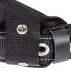 Fall Protection Safety Harness Restraint Belt with Padded Lumbar Support, 1 D-Ring, Black, XL, V8056014