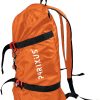 719cm5pXqgS._AC_SL1500 Rock Climbing Rope Bag, Waterproof Folding Rope Storage Bag with Ground Sheet, Buckles and Carry Straps, Large Capacity Backpack Rock Climbing Gear for Rock Climbing Rope, Orange