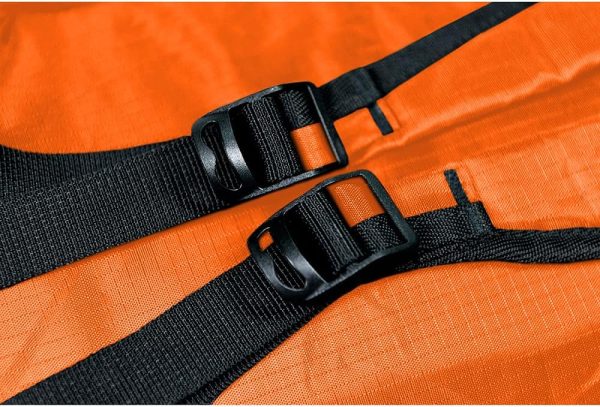 71P3rOZrxHS._AC_SL1000 Rock Climbing Rope Bag, Waterproof Folding Rope Storage Bag with Ground Sheet, Buckles and Carry Straps, Large Capacity Backpack Rock Climbing Gear for Rock Climbing Rope, Orange