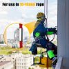 Self-Locking Rope Grab Ascender, Alloy Steel, Suitable for Heavy Industry/Roofing/Construction/Fall Protection/Tree Trimming/Lifeline, Compliant with OSHA/ANSI Standards
