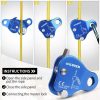 Climbing Ascender Fall Protection Belay Device Climbing Rope Grab for Rock Climbing Mountaineering Tree Arborist Expedition Caving Rescue Aerial Work