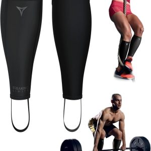 Deadlift Shin Guards – 7MM Shin Guard for Rope Climbing – Shin Sleeve Calf Protection Weight Lifting - Men & Women (1 Pair)