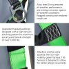 Universal Full-Body Fall Protection Safety Harness w/ 3 D-Rings and Tongue Buckle Legs