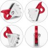 71rYTugjcAL._AC_SL1500 Climbing Ascender Fall Protection Belay Device Climbing Rope Grab for Rock Climbing Mountaineering Tree Arborist Expedition Caving Rescue Aerial Work