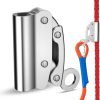 Self-Locking Rope Grab Ascender, Alloy Steel, Suitable for Heavy Industry/Roofing/Construction/Fall Protection/Tree Trimming/Lifeline, Compliant with OSHA/ANSI Standards