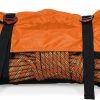71zjf-u5dgS._AC_SL1500 Rock Climbing Rope Bag, Waterproof Folding Rope Storage Bag with Ground Sheet, Buckles and Carry Straps, Large Capacity Backpack Rock Climbing Gear for Rock Climbing Rope, Orange